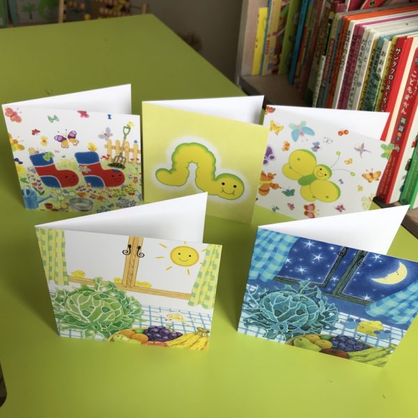 The images are prints of the Illustrations from picture book Bocchi and Pocchi series written and illustrated by Noriko Matsubara.