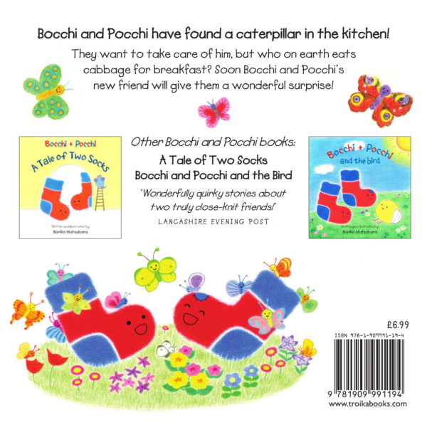 Bocchi and Pocchi’s Big Surprise-picture book written and illustrated by Noriko Matsubara. Picture book for children aged 2-5. Published by Troika Books in 2016.